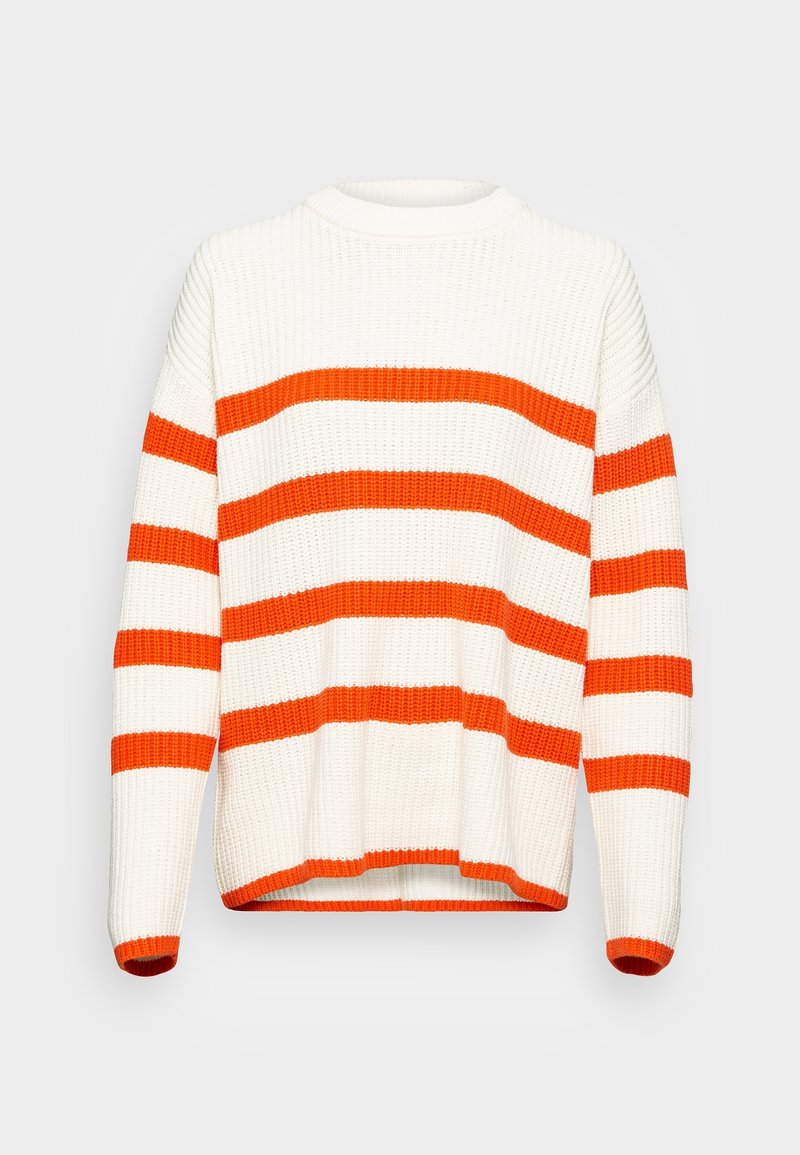 Selected Femme Tall Stickad tröja - white