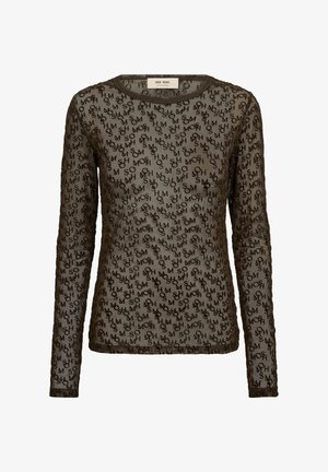 Mos Mosh, MMLORETTA MONO MESH BLOUSE - Blouse - delicioso