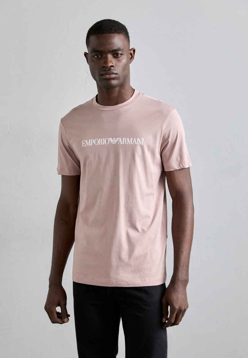 Emporio Armani T-shirt estampada - nude