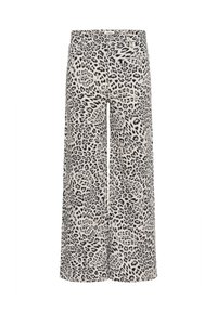 Soaked in Luxury SLSandja Vanesa - Flared jeans - grey leopard patteren