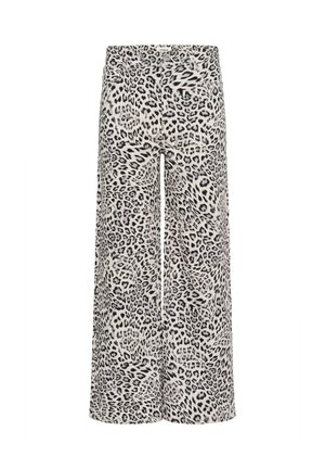 Soaked in Luxury SLSandja Vanesa - Vaqueros a campana - grey leopard patteren