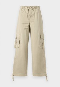 ELASTICATED PANT - Cargo hlače - silt