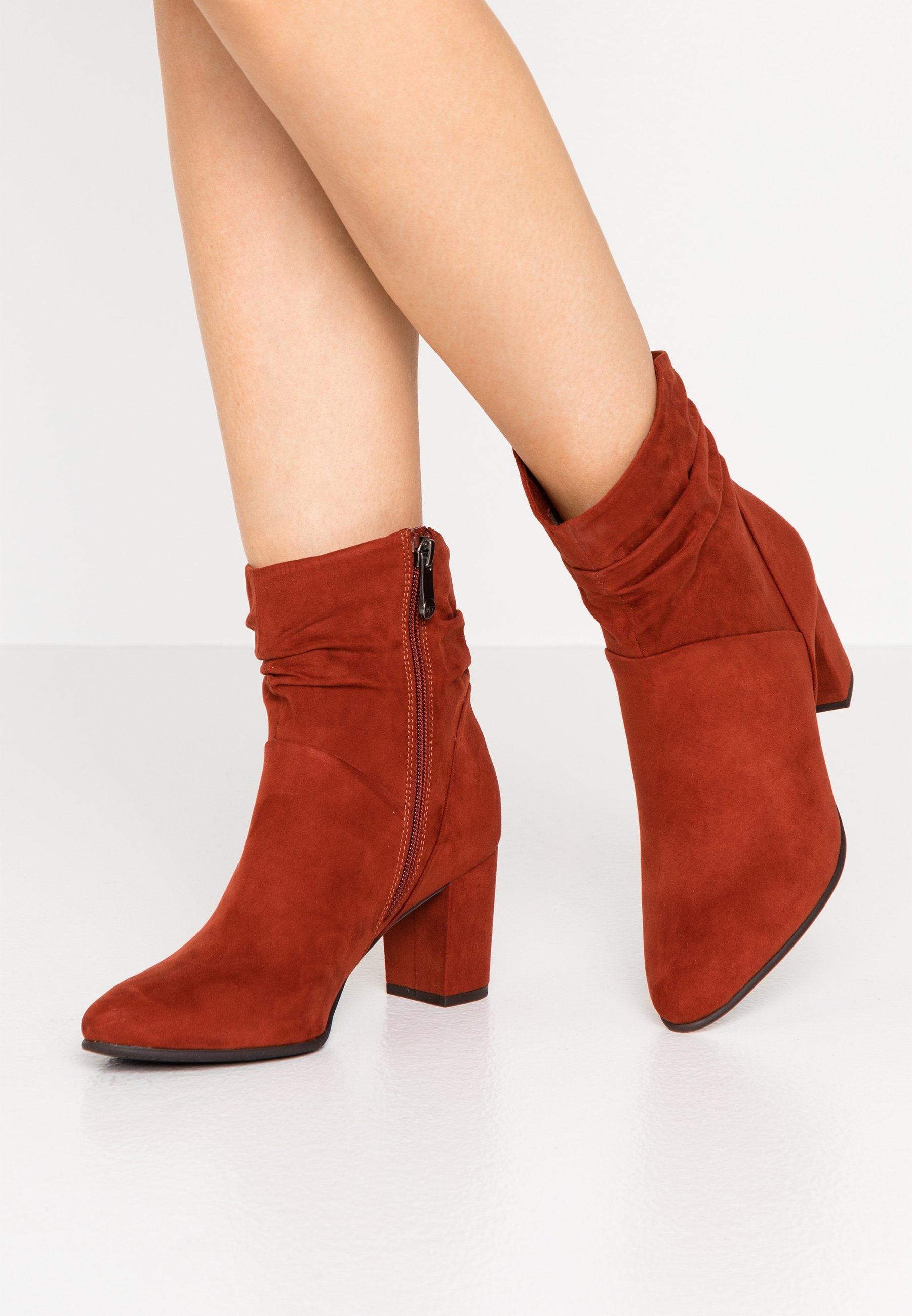 marco tozzi red boots