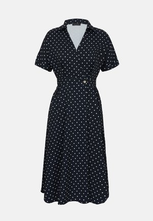 Anna Field, Robe fourreau - navy/white