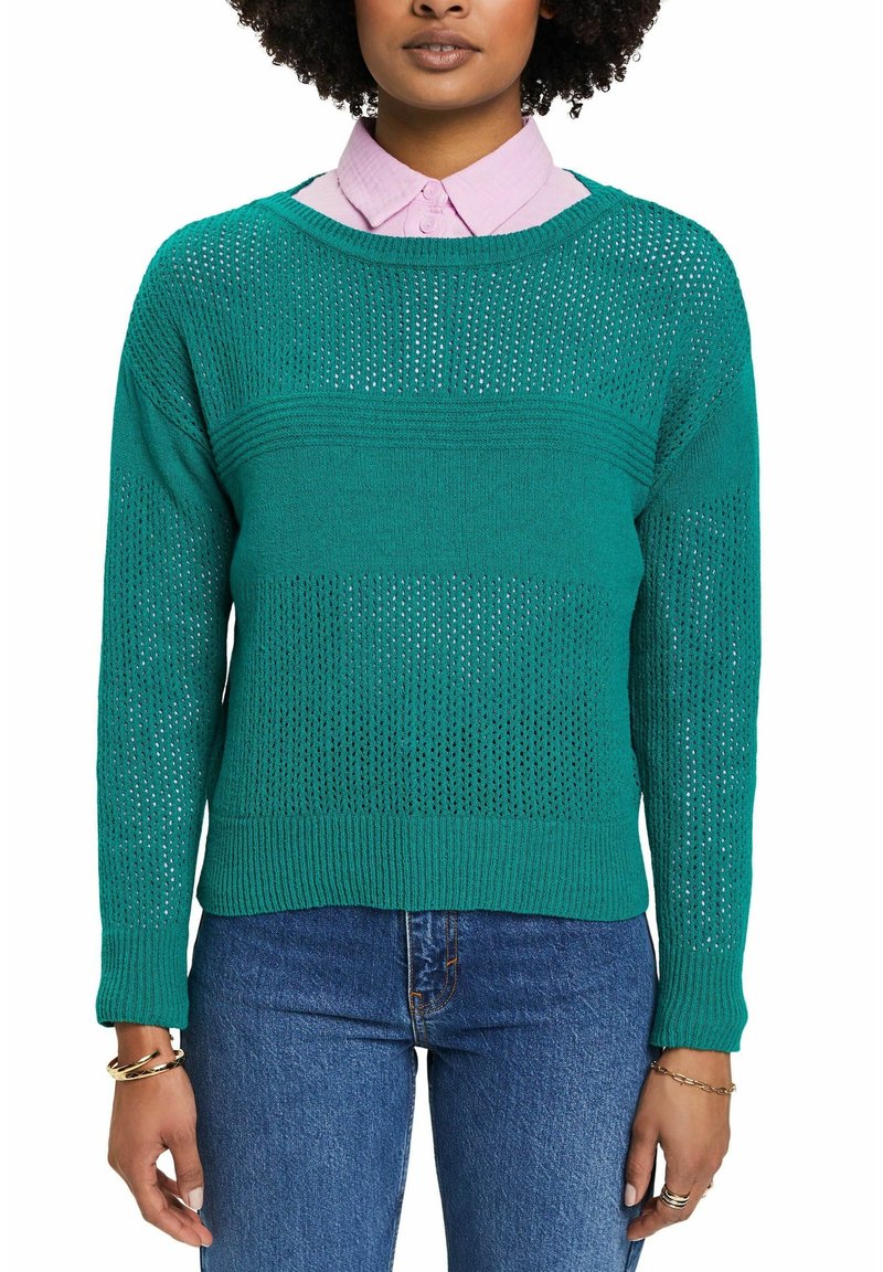 Esprit Strickpullover - green