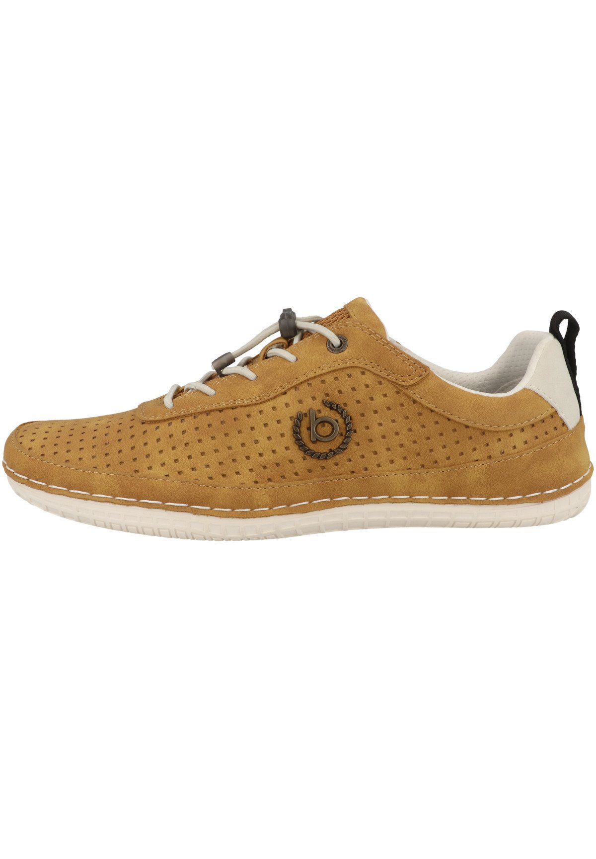 Bugatti Blauwe Suède Casual Sneaker Blue Heren