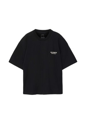AllSaints, SHADOW SS CREW - T-shirt med print - washed black