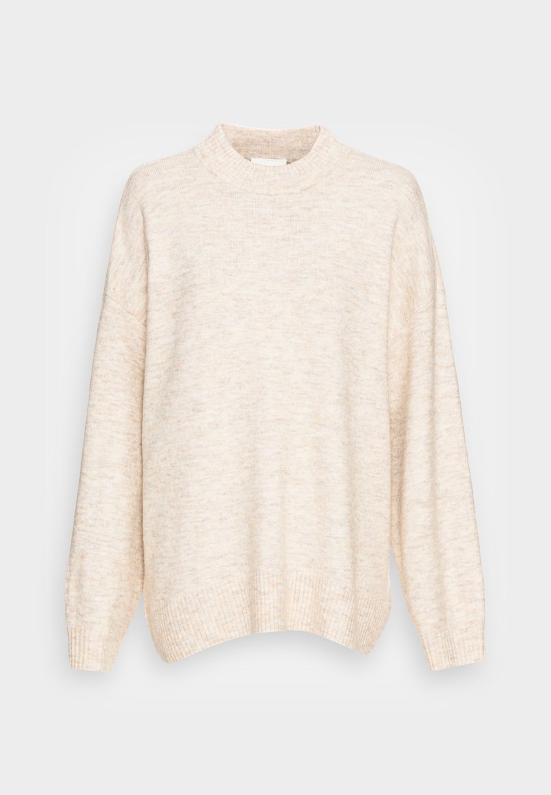Damen Strickjacken | Monki Strickpullover white dusty light/beige - KT88852 Damen Strickjacken | Monki Strickpullover white dusty light/beige - KT88852