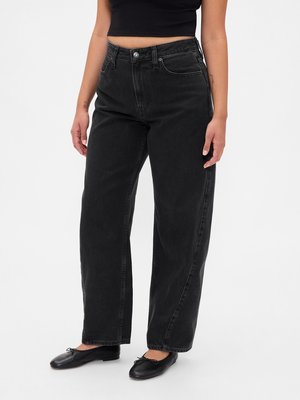 CURVY BARREL CARTELLI - Jeans straight leg - black wash