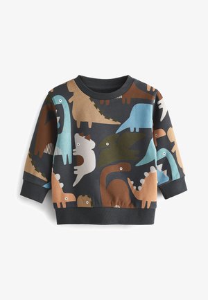 CHARACTER LONG SLEEVE - Sudadera - charcoal grey dino