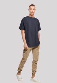F4NT4STIC OVERSIZED AHOI ANKER KNUT & JAN HAMBURG - T-Shirt print - navy