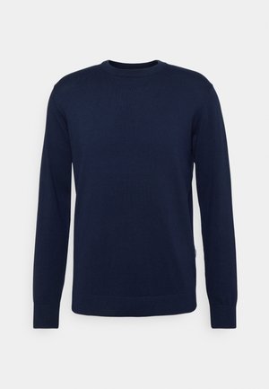 Stickad tröja - dark blue