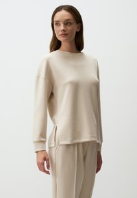 Jimmy Key CREW NECK LONG SLEEVED - Felpa - beige