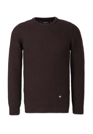 Strickpullover - chestnut