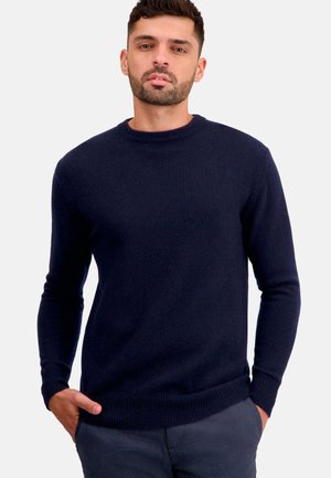 Mahogany TOURAINE-FIRST - Strickpullover - dress blue