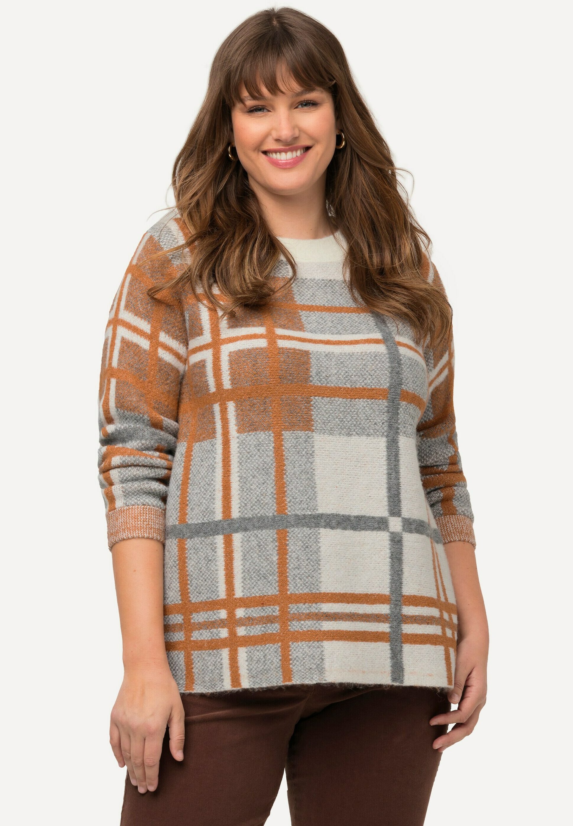 Ulla Popken – Maglione Cardigan Donna Con Struttura A Coste, Taglie Forti - 3