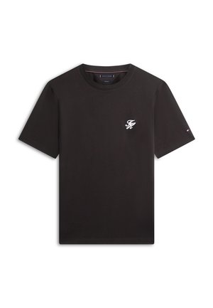 Tommy Hilfiger, SCRIPT MONOGRAM SWIMSHOP TEE - T-paita - black