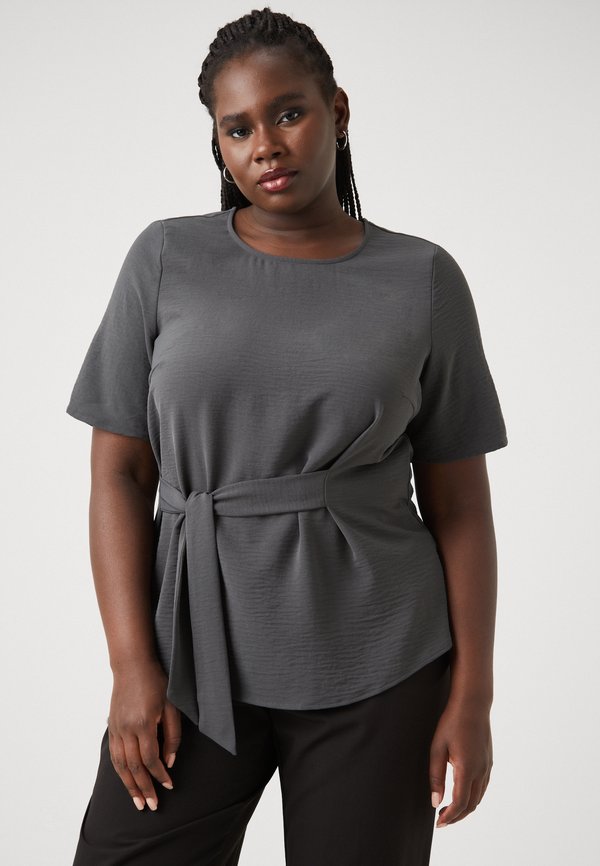 VMCALVA TIE - Blouse - asphalt2