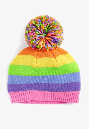 POM POM - Bonnet - rainbow stripe