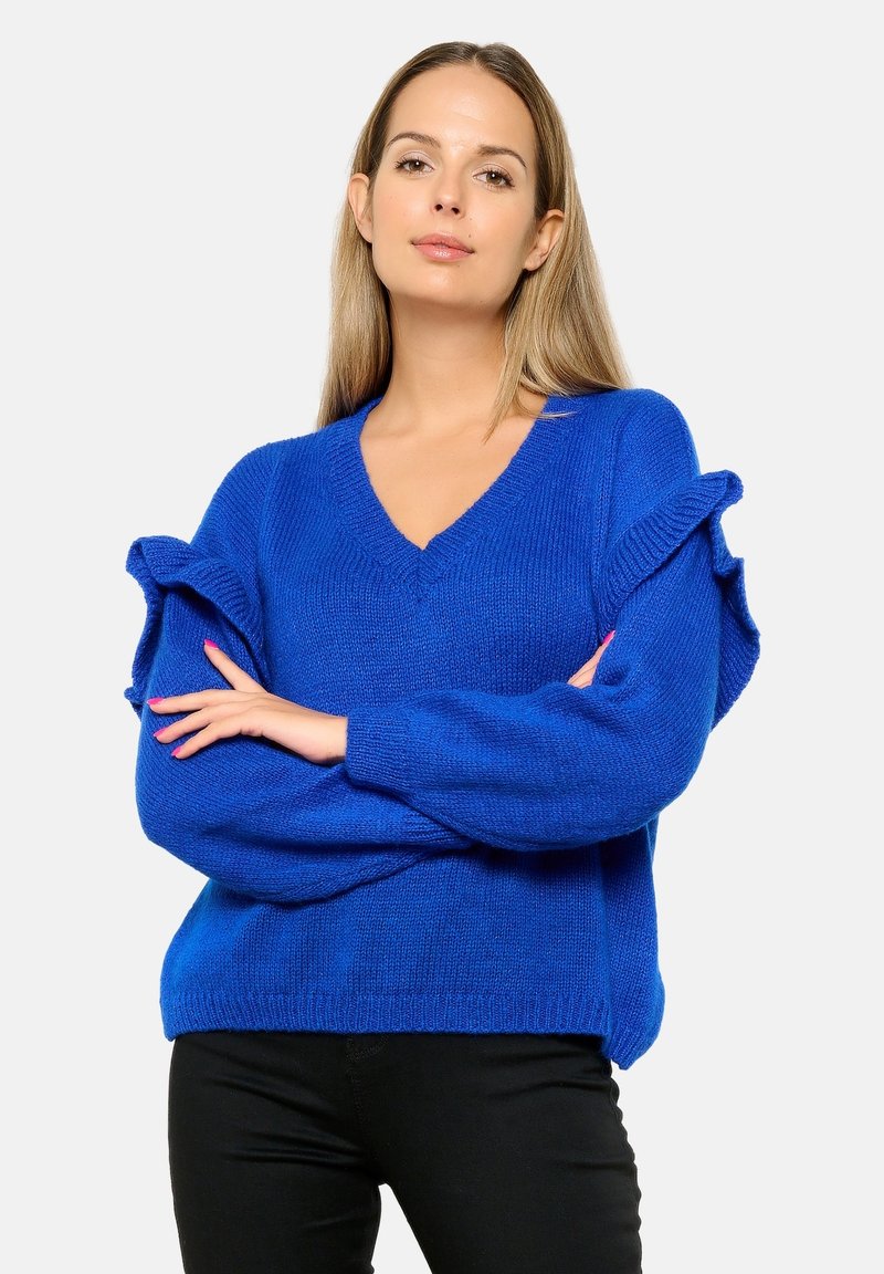 Coco Star Long Sleeve Jumper - Blue main image 1