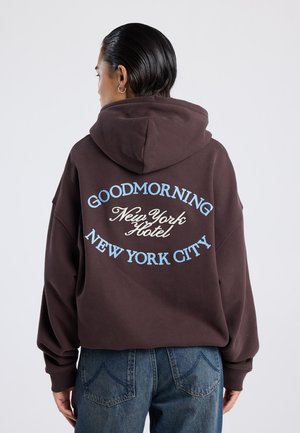 America Today, Sweat à capuche - dark brown