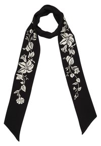SKINNY EMBRODERIED  - Halsdoek - black