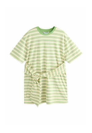 Next, Tričkové šaty - green stripe
