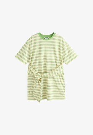 Next, Tričkové šaty - green stripe