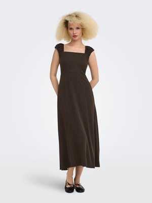 ONLY KLEID OINLMIRELDA LANGES KLEID - Robe longue - coffee bean