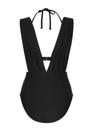 Cupshe, DEEP V CUTOUT - Traje de baño - black