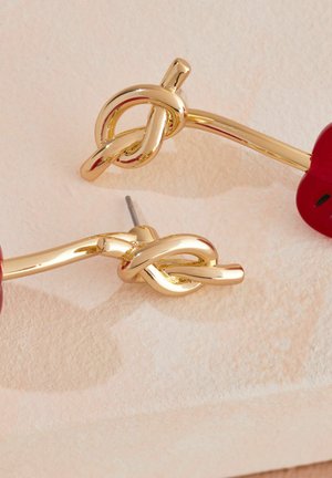 Cath Kidston TWISTED CHERRY - Earrings - gold tone