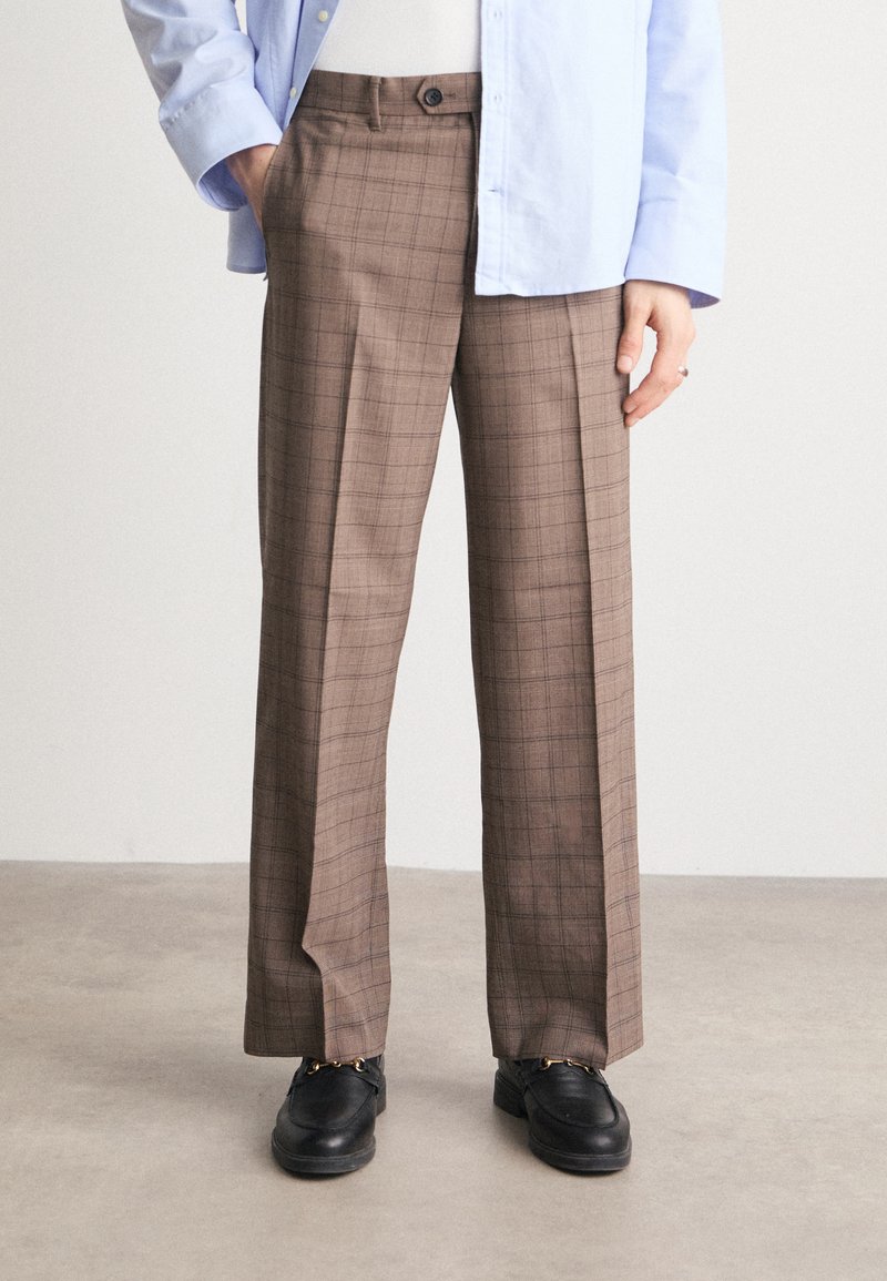 AllSaints HOBART TROUSER - Stoffhose - stone white