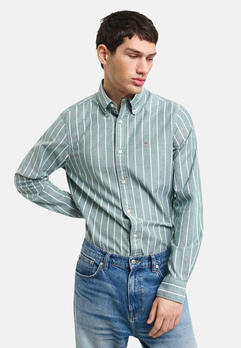 GANT Camisa - deep forest green
