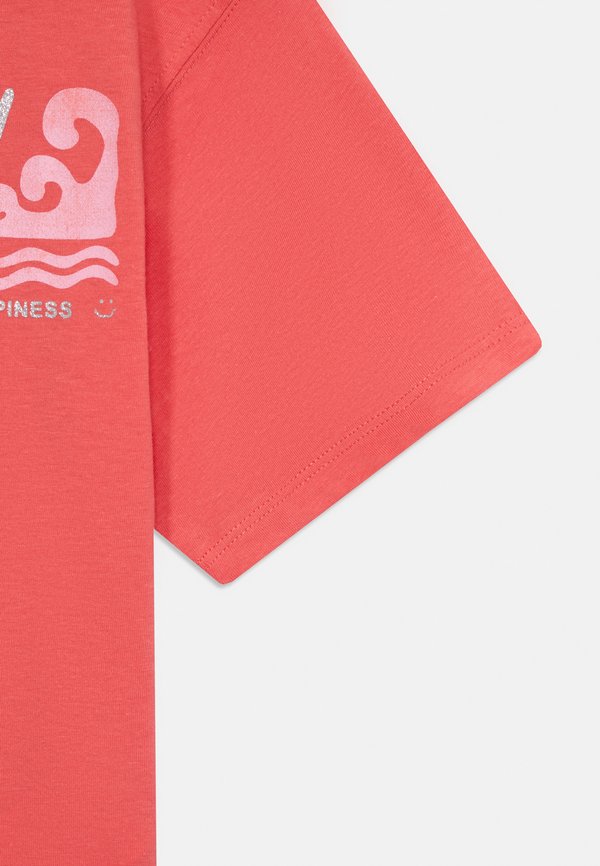 NKFJELY SS NREG  - Print T-shirt - spiced coral2