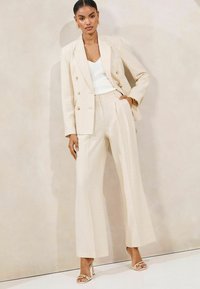 Lipsy REGULAR FIT WIDE LEG  - Kalhoty - neutral