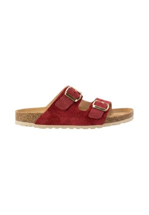 KESLEM, SANDALIAS KESLEM, MUJER - Sandalias planas - rojo