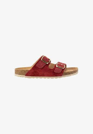KESLEM, SANDALIAS KESLEM, MUJER - Sandalias planas - rojo