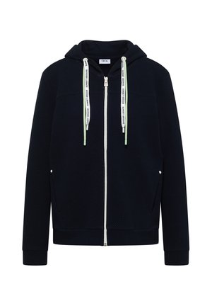 Cecil, SWEATJACKE MIT KAPUZE UND STRUKTUR - Sweat zippé - urban dark blue