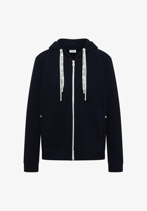 Cecil, SWEATJACKE MIT KAPUZE UND STRUKTUR - Sweat zippé - urban dark blue