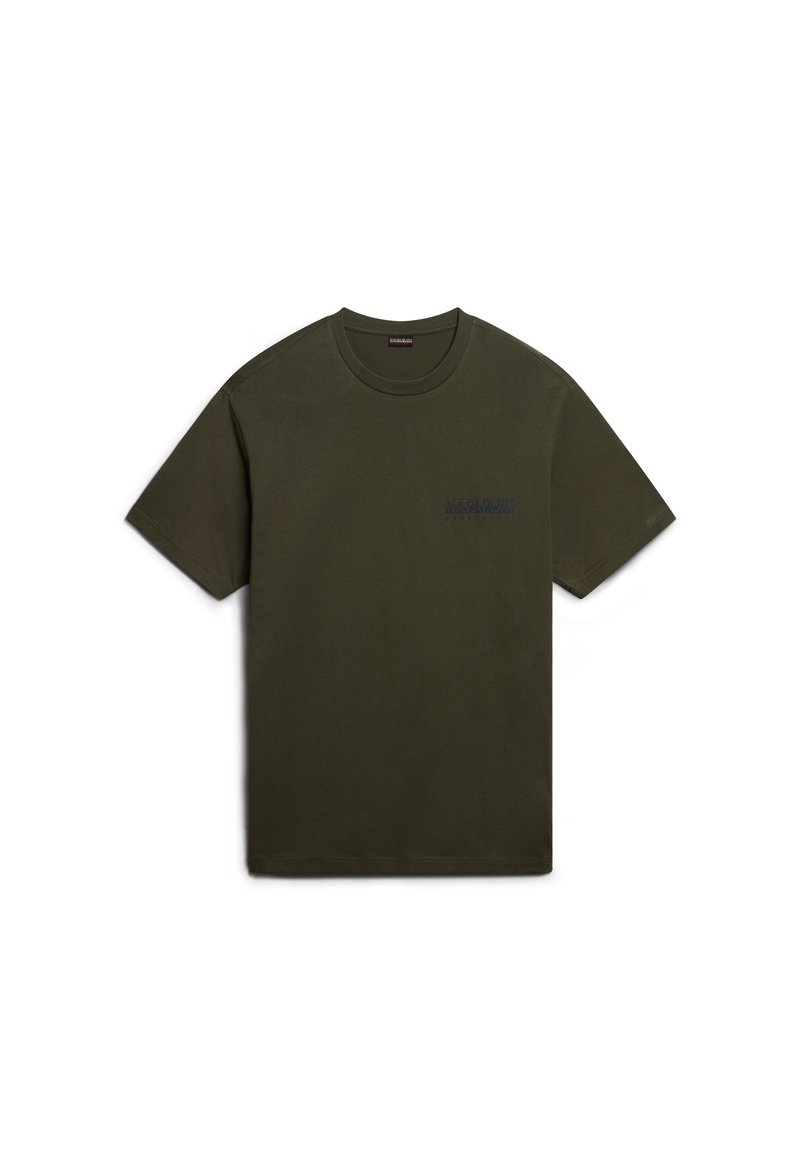 Napapijri T-shirt print groen Napapijri T-shirt print groen
