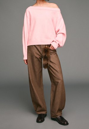 Bershka, Pullover - light pink