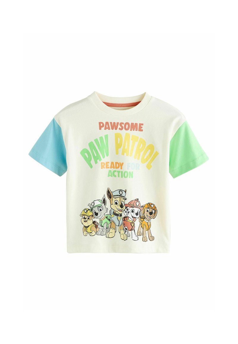 Next - PAW PATROL SHORT SLEEVE - Print T-shirt - ecru white, Enlarge