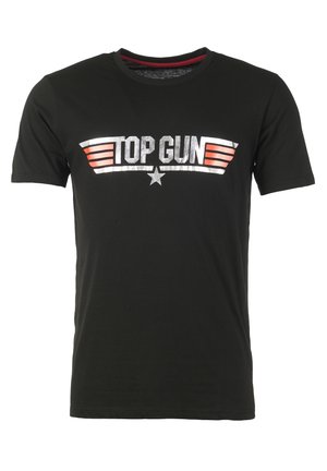 TOP GUN Printtipaita - black