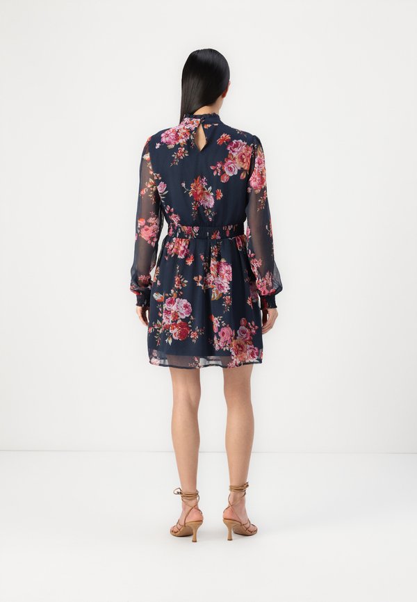 VIALIA SMOCK SHORT DRESS - Day dress - mood indigo2