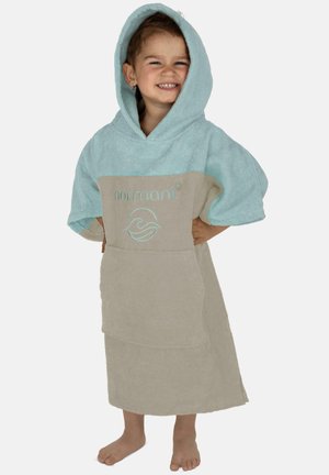Normani PONCHO 2-5 JAHRE - Bademantel - hellblau