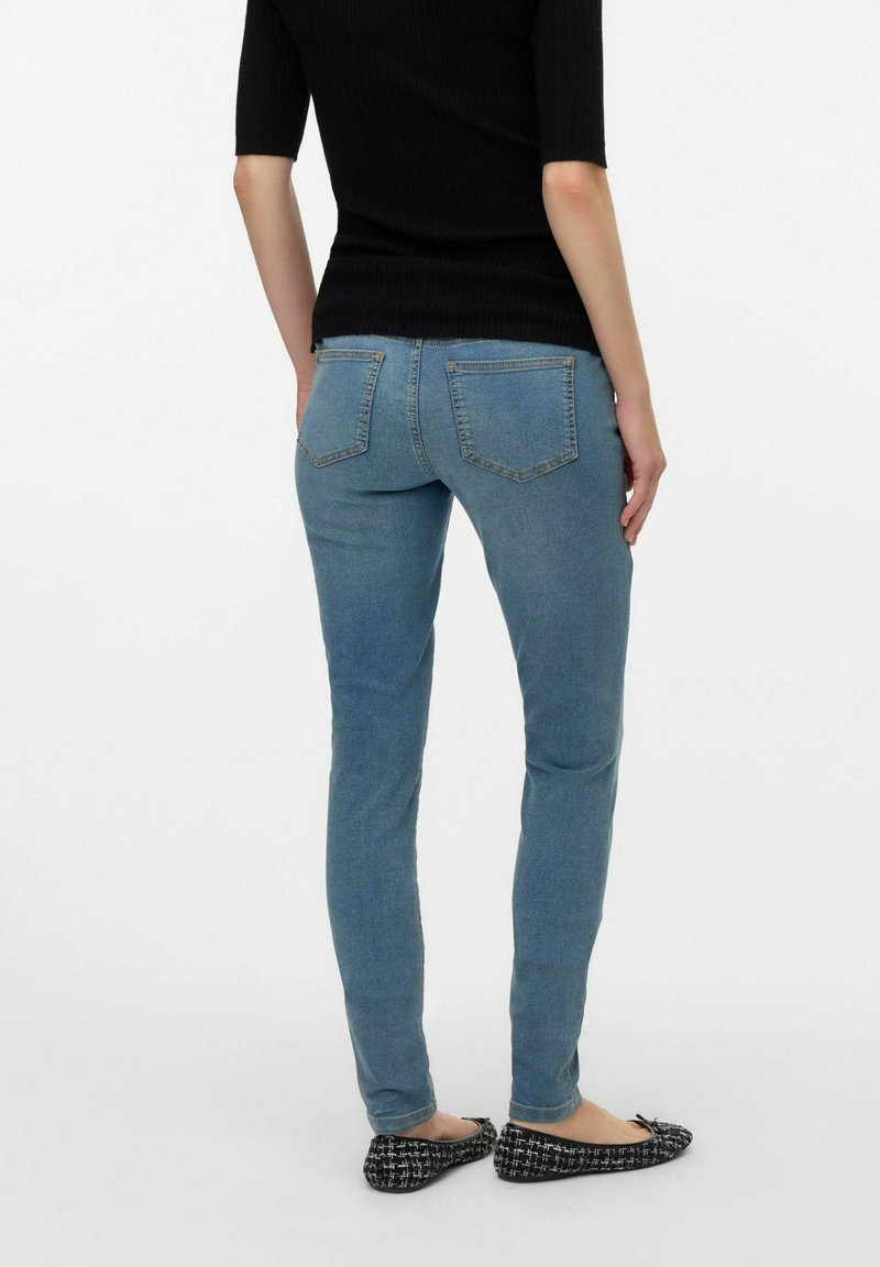 Jeans Slim Medium Mamalicious Per Donna | Vita Media Con Cotone Riciclato - Foto 5