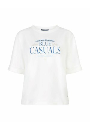 T-shirt print - white