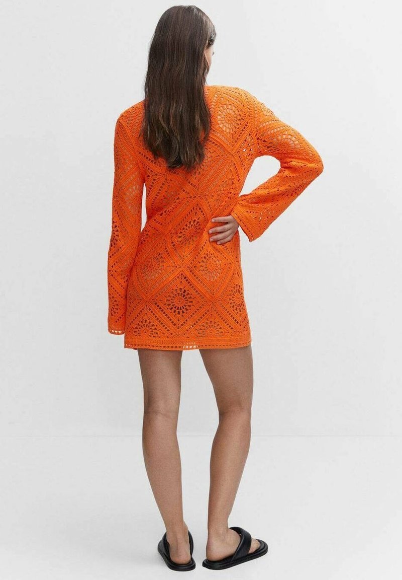 Mango Jumper dress - orange - (Pre-owned) - Zalando.ie Mango Jumper dress - orange - (Pre-owned) - Zalando.ie