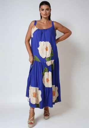 LONGUE À BRETELLES DE STYLE BOHÊME - Jurk - fleurvert