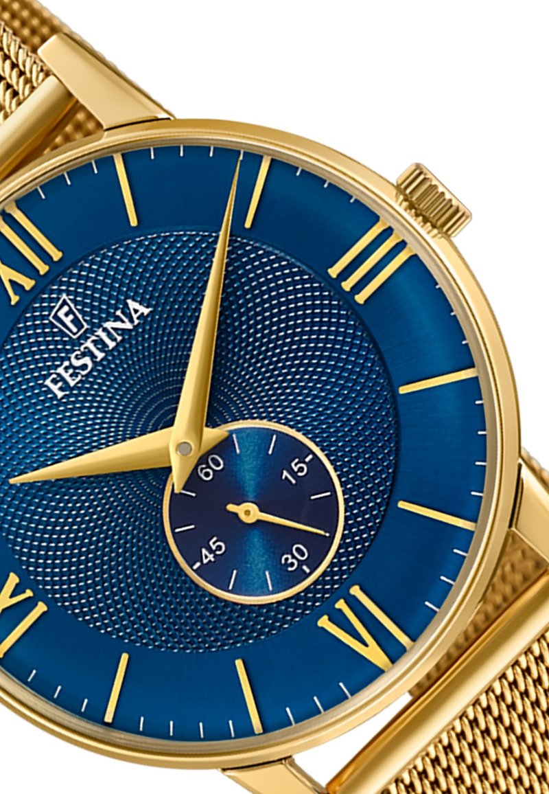 Chrono Herrenuhr Blau Gold Festina KLASSIK KOLLEKTION Chronograph - Main Image